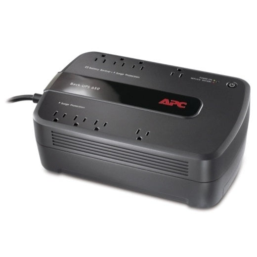 No-Break APC - 650 VA, 390 W, 24 h, Negro, Hogar y Oficina No-Break APC - 650 VA, 390 W, 24 h, Negro, Hogar y Oficina